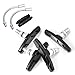 BASEEING Bike Brake Pads Brake Kit Brake Shoes Pads Cable Guide Protector 8 in One 70mm Bicycle V-Brake Pad Set Work with All Shimano Sram MTB V-Brake System 2pairs(4pcs)
