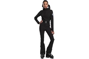 GSOU SNOW Ski Suit Women Snowsuit Slim One Piece Jumpsuit Snow Jackets Waterproof Winter Windproof Outdoor Sports Warm