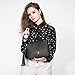 Small Crossbody Bags for Women Ladies Faux Leather Mini Shoulder Bag with Tassel Purse Black