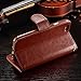 iPhone 5s Case, iPhone 5 Case,Joopapa iPhone 5s/5 Wallet Case, Luxury Fashion Pu Leather Magnet Wallet Flip Case Cover with Built-in Credit Card/ID Card Slots for 5s 5G 5 (Brown)