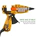 30W Mini Hot Melt Glue Gun Kit with 25pcs Hot Glue Sticks High Temperature Energy Efficient for DIY Small Craft and Quick Repairs, Yellow
