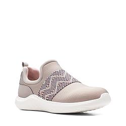 Clarks Women's Nova Way Sneaker, Stone Combi, 8