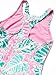 Speedo Girl's Swimsuit One Piece Thick Strap Racer Back Printed