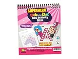 Dab and Dot Markers 52 Pages Alphabet Superhero workbooks (UpperCase SuperGirl)