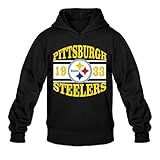 AK79 Men's Sweater Pittsburgh Logo Steelers Black