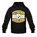 AK79 Men's Sweater Pittsburgh Logo Steelers Black