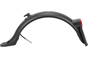 Rear Mudguard Rear Fender with Hook Tail Light for Xiaomi M365 PRO 2 Electric Scooter Repair Parts(Back Mudguard with Tail Li