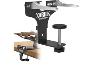 XARILK Upgraded Aluminum Knife Sharpener Securing Clip, Adjustable Width 2-5.1", Compatible with XARILK Sharpening Systems GE