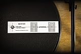 Turntable Phonograph LP Phono Cartridge Stylus Alignment Protractor Tool | High Contrast (VTA Sold Separately)