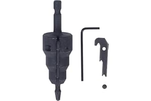 Electrical Conduit Reamer, Power Conduit Reamer Tools Kit, 1/4 Inch Shank High Carbon Steel Reaming Tool, Impact Conduit Ream