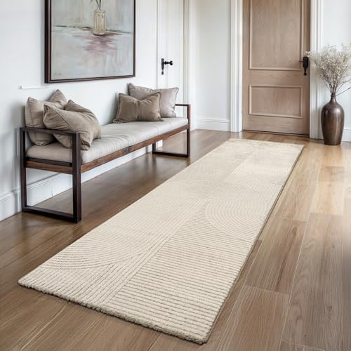 the carpet Everest - Moderner Kurzflor Teppich Hoch-Tief-Struktur, 3D-Effekt, weiche Oberfläche und hohe Flordichte, ideal für Wohnzimmer & Schlafzimm