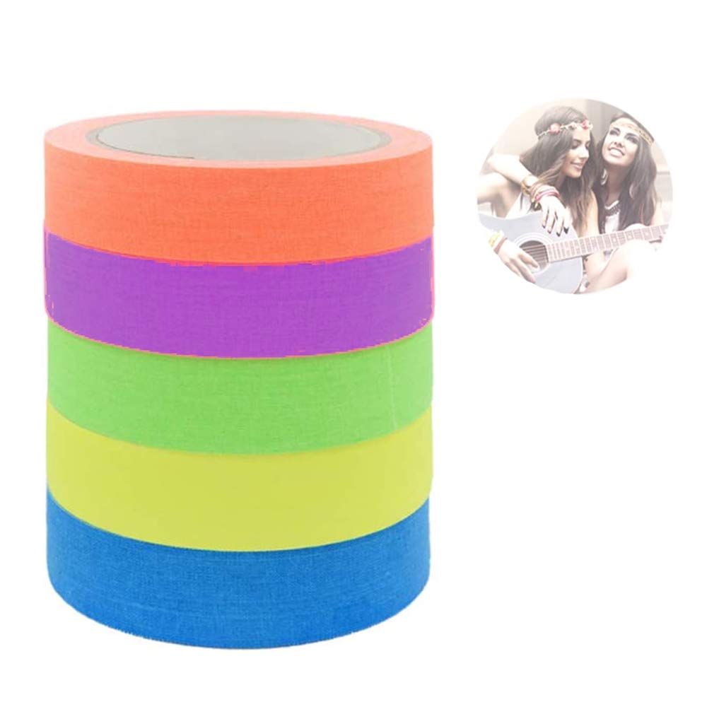 Xkfgcm 5 Rolls Finger Adhesive Tape Finger Tape Length Cotton Nail Tape for Guzheng Guitar Zither Guqin Lute Banjo Ukulele Portable Kite Strings Instrument Parts Accessories Nail Tape Cotton