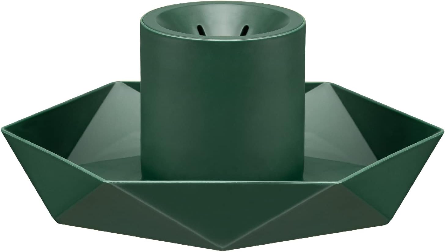 Tree Stands - Tree Nest Christmas Tree Stand Base for 3ft 4ft Tabletop Unique Christmas Small Tree Mini Christmas Tree Holder for Xmas Tree Decoration Diamond (Green)