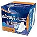 Always Infinity Maxi Pads With Avec FlexFoam Overnight 13 ea (Pack of 4)