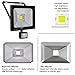 CLY 30W LED Motion Sensor Floodlight Outdoor Super Bright 2700 Lumens Security Flood Lights Waterproof IP66 Cool White 6000K Wall Lighting with Sensitive Detector (Without Plug)