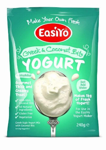 Easiyo Yogurt Greek n Coconut Yogurt Sachets (240g x 4)