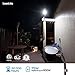 LEONLITE 75W LED Barn Light Dusk to Dawn Outdoor Area Lights with Photocell, Mounting Arm Included, Exterior Flood Lighting Fixtures, ETL & DLC Listed, Wet Location, 5000K Daylight, Bronze