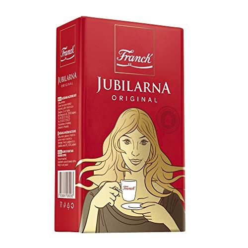 FRANCK Jubilarna Originalmischung aus Geröstetem und Fein Gemahlenem Kaffee Vakuumversiegelt 250g