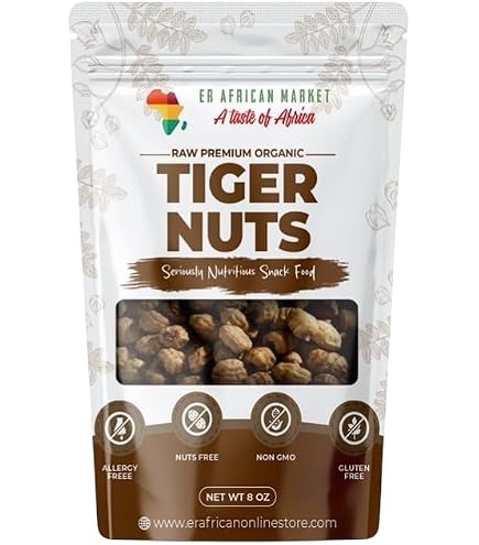 thumbnail image 2 of Julia’s Organic Raw Tiger Nuts – 12oz, USDA Organic, Vegan, Gluten-Free Snack 2 of 6