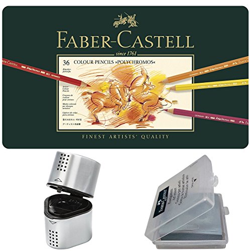 Faber castell premium polychromos 36 color pencil set, …