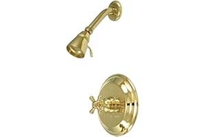 Kingston Brass KB2632BXSO Metropolitan Single-Handle Pressure Balanced Shower Faucet in Polished Brass