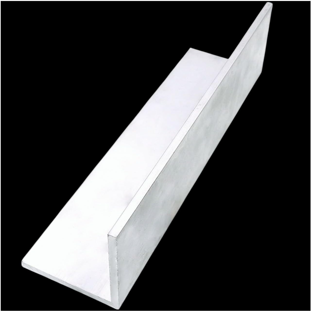 Photo 1 of CNQLIS Aluminum Angle Iron 6061 3"x3"x 1/4", 12" Length,T6511 Abrasive,1/4" Thick
