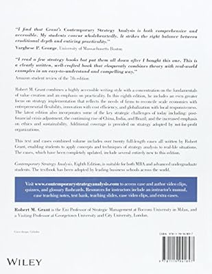 Contemporary Strategy Analysis: Text and Cases