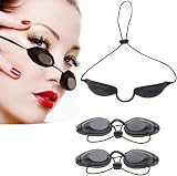 2pcs Tanning Goggles UV Heat Resistant Eye Patch for Sunbathing Beach Safety view 6