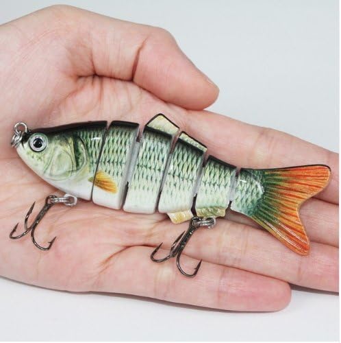 Fishing Wobbler Lifelike Fishing Lure 6 Segment Swimbait Crankbait Hard Bait Slow 10cm 18g Isca Artificial Lures Fishing Tackle