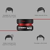 Vasso Resist Hair Styling Wax Water Based Gel Red Strong Hold Easy Washout 1 view 4