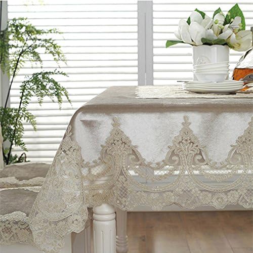 Macrame lace tablecloth,European style Washable Rectangle &amp; oblong Table top cover Decorative For Kitchen Restaurant-B 85x85cm(33x33inch)