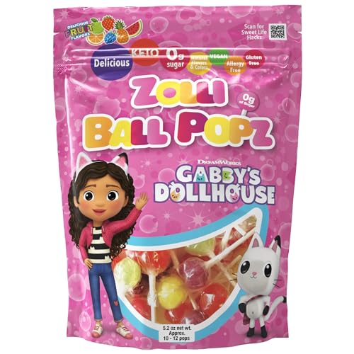 ZOLLIPOPS THE CLEAN TEETH POPS, ANTI CAVITY LOLLIPOPS, BALL POPZ, 5.2 OZ (PACKAGING MAY VARY)