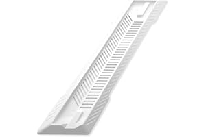 KlsyChry Stand for PS4 Slim, Vertical Stand for PlayStation 4 Slim Console Cooling, White