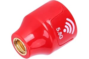 5.8Ghz 3dBi RHCP High Gain Antenna for FPV Racing Drone RC Parts Accessory (Red)
