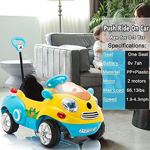 Ride On Push Car for Toddlers Ride on Toy with Remote Control Baby Car