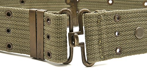 World War Supply WW2 U.S. M1936 Pistol Belt LT OD Marked JT&L 1943 Will fit 25"- 45" Waist - Thumbnail 3
