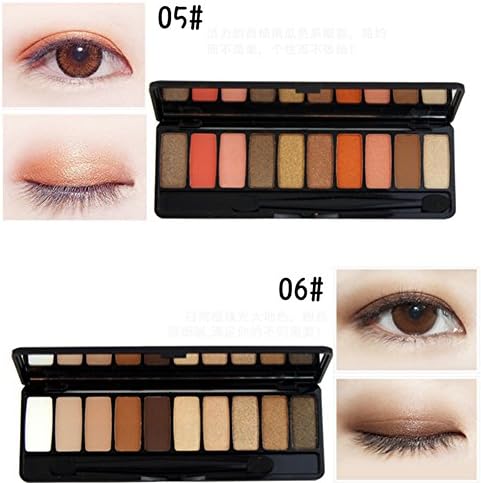 Indexu 10 Color Makeup set Waterproof Eyeshadow Palette Matte Cosmetic 06#