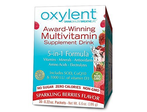 Vitalah No Sugar Oxylent Weight Loss Product, Sparkling Berries, 0.22 oz, 30 Count by Vitalah
