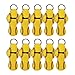 10 Pack Neoprene Chapstick Holder Keychain Bulk Blank Softball Chapstick Holders,Yellow