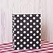 BagDream Gift Bags 25Pcs 8x4.75x10.5 Inches Shopping Bags, Paper Bags, Kraft Bags, Retail Bags, Holiday Party Bags, Black Dot Paper Bags with Handles, Black Gift Bags
