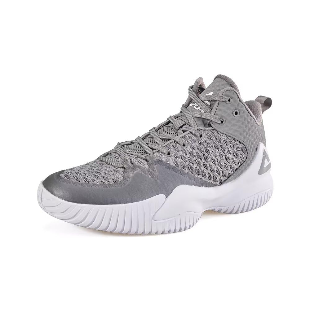 PEAK High Top-zapatos de baloncesto para hombre, Streetball Master, transpirables, antideslizantes, zapatillas de deporte para exteriores, zapatos de entrenamiento acolchados para Fitness