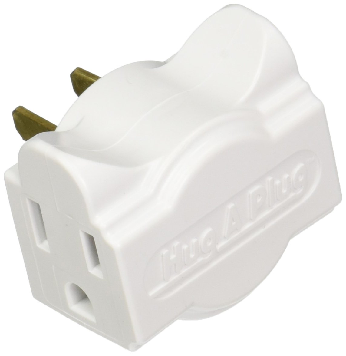 HugAPlug Dual Outlet Wall Adapter, Twin Pack White eBay