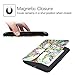 Fintie SlimShell Case for Nook GlowLight 3, Ultra Thin and Lightweight PU Leather Protective Cover for Barnes and Noble Nook GlowLight 3 eReader 2017 Release Model BNRV520, Love Tree