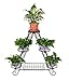 HLC 3-Tier A Frame Plant Pot Stand with Bottom Shelf