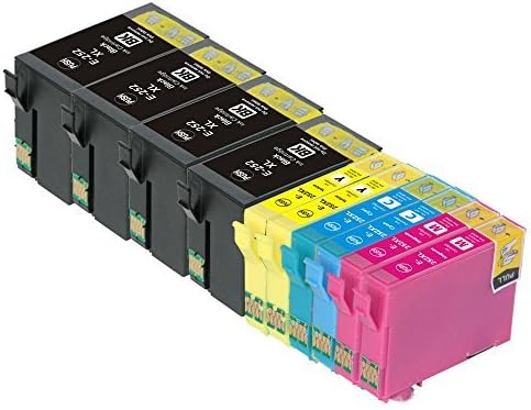 10 Pack Replacing Remanufactured Ink Cartridge for Epson 252 252XL (4 Black, 2 Cyan, 2 Magenta, 2 Yellow) Compatible With WorkForce WF-3620 WF-3640 WF-7110 WF-7610 WF-7620 WorkForce Pro WF-5190 WF-5620 WF-5690 Printer