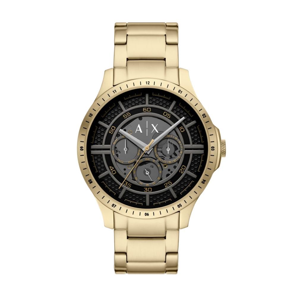 Armani Exchange Men's Multifunction Gold-Tone Stainless Steel Watch, Color: (Model: AX2461) Image