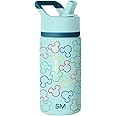 Simple Modern Kids Summit Water Bottle with Straw Lid | Disney Mickey Mouse 14oz Stainless Steel Cup Insulated Tumbler for Boys, School | Cheers to Mickey Ears