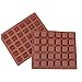 Hot Sale! AMA(TM) 26 Letters Silicone DIY Chocolate Mold Sugar Jelly Candy Ice Cube Mould Cake Cupcake Baking Mold (Coffee)
