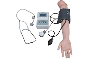 Blood Pressure Training Arm Simulator Model with LCD Displaying and Korotkoff Gap Sound for Nursing Skills Manikins Blood Pre