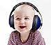 HearTek Small Baby / Kids Earmuffs Hearing Protection with Travel Bag - Adjustable Padded Defender Noise Protector / Reduction - Soundproof Ear Muffs For Babies and Infants Toddlers (Dark Blue)